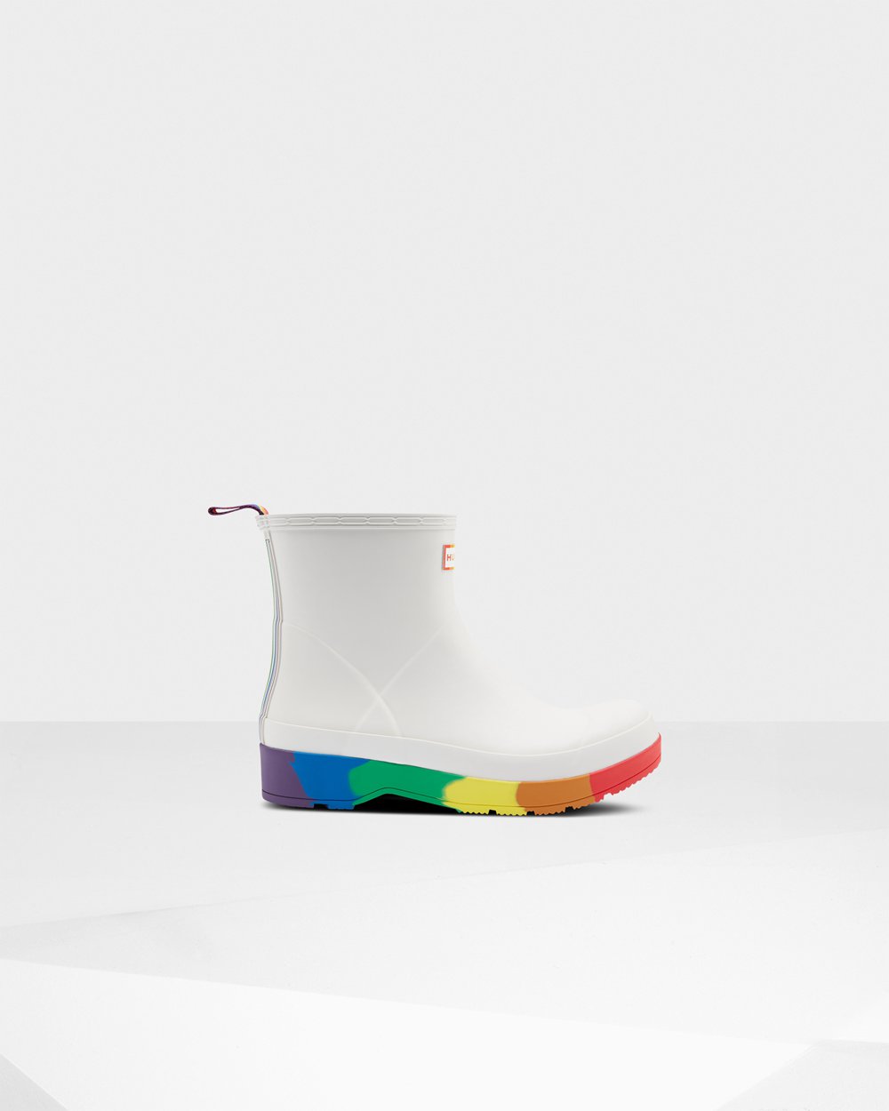 Play Botas Hunter Hombre - Original Pride Heeled Rain - Blancos - RTAWSXQ-72